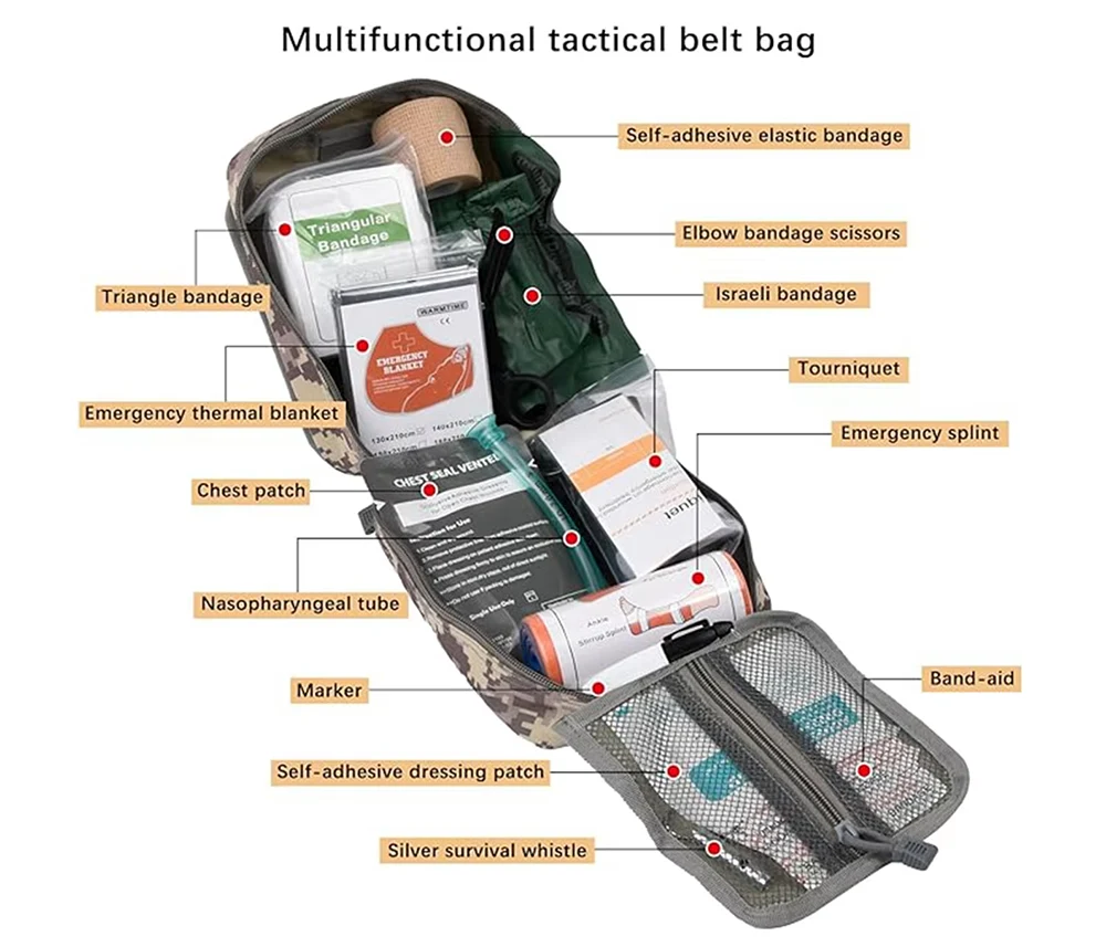 Military Tactical First Aid bag
