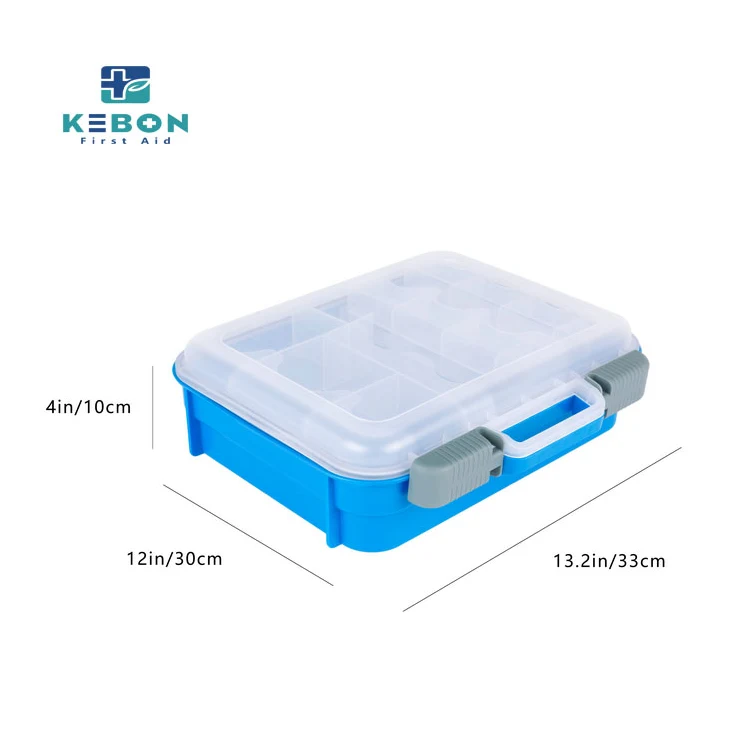 Double-Layer Plastic First Aid Kit